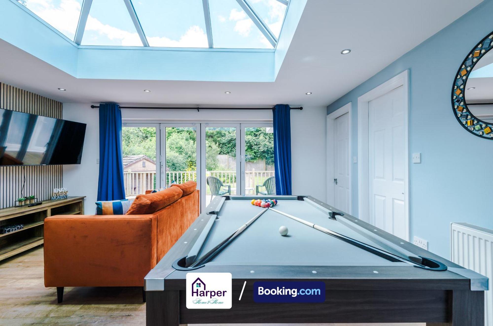 Spacious Detached Bungalow By Harperletting Short Lets & Serviced Accommodation Buckely With Pool Table & Driveway Buckley Exterior foto